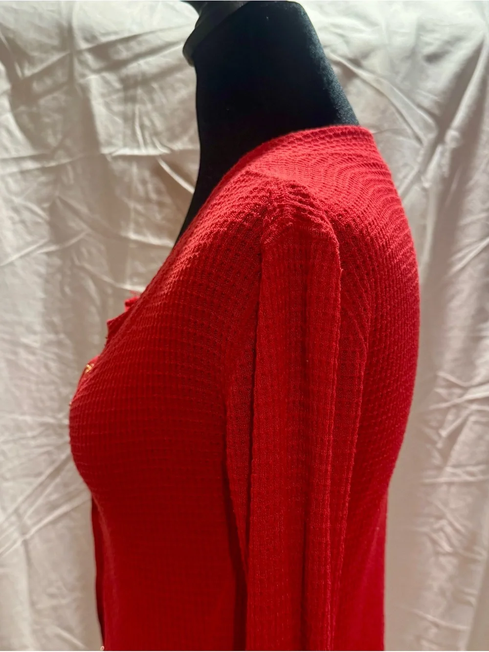 Free People fitted waffle